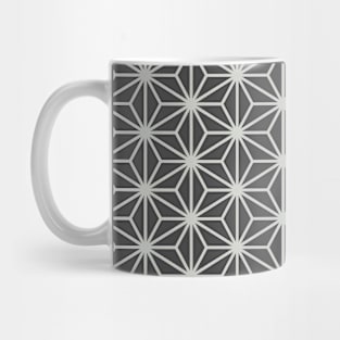 Japanese Asanoha Abstract Beige Pattern Mug